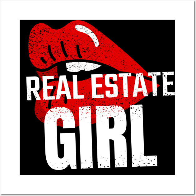 Real Estate Girl Wall Art by The Favorita